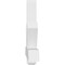 Ekena Millwork Kennewick Architectural Grade PVC Gable Bracket, 72"W x 24"H x 4"D x 4"F, 8/12 Pitch GBP072X24X0404KEN00 - alternate 3